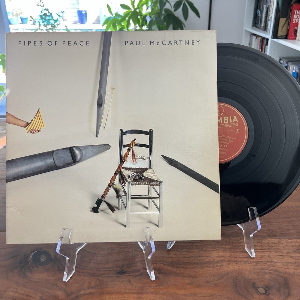 Paul McCartney Pipes Of Peace Vinyl LP Gatefold 1983 Columbia AL 39149